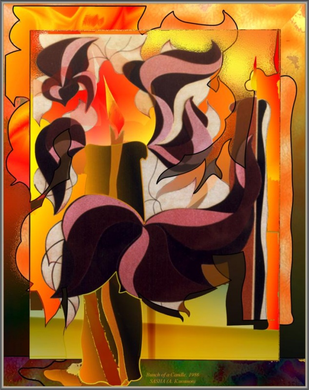 Букет свечи