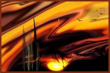 Тревожный закат.