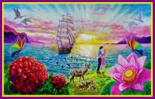 МИР, ЛЮБОВЬ И СЧАСТЬЕ ВСЕМ ЛЮДЯМ ПЛАНЕТЫ ОТ STENBOO (шаманская кодовая живопись900168))