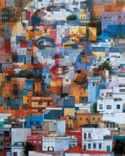 Отражение Мэрилин Монро в лучах заходящего солнца