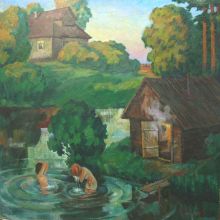 "Тёплый вечер". 1986 г.