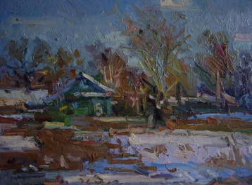 Весна, проталины