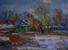 Весна, проталины