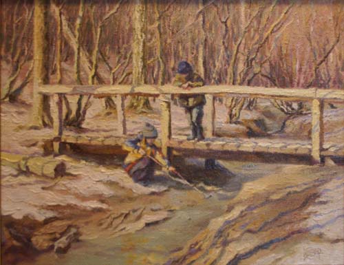 Весенний пейзаж.