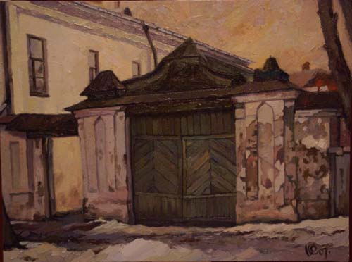 Старые ворота.  Суздаль.