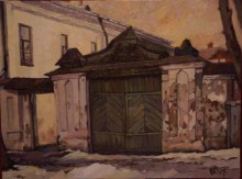 Старые ворота.  Суздаль.