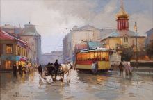 Мясницкая из серии "Старая Москва"