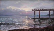 Закат в Адлере