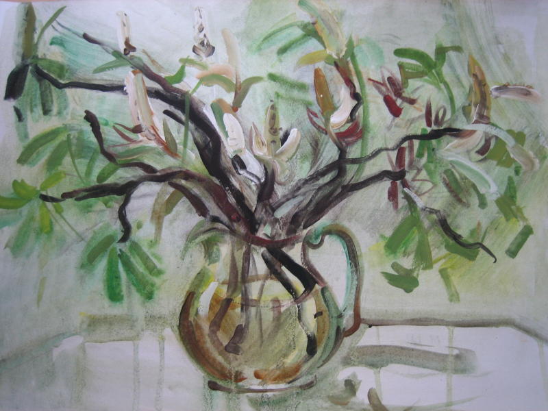 Каштан цветёт