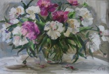 Букет пионов