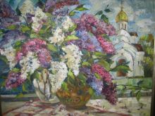 Сирень цветёт