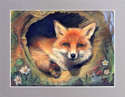 Лисёнок в лубяном домишке. Вариант . ...