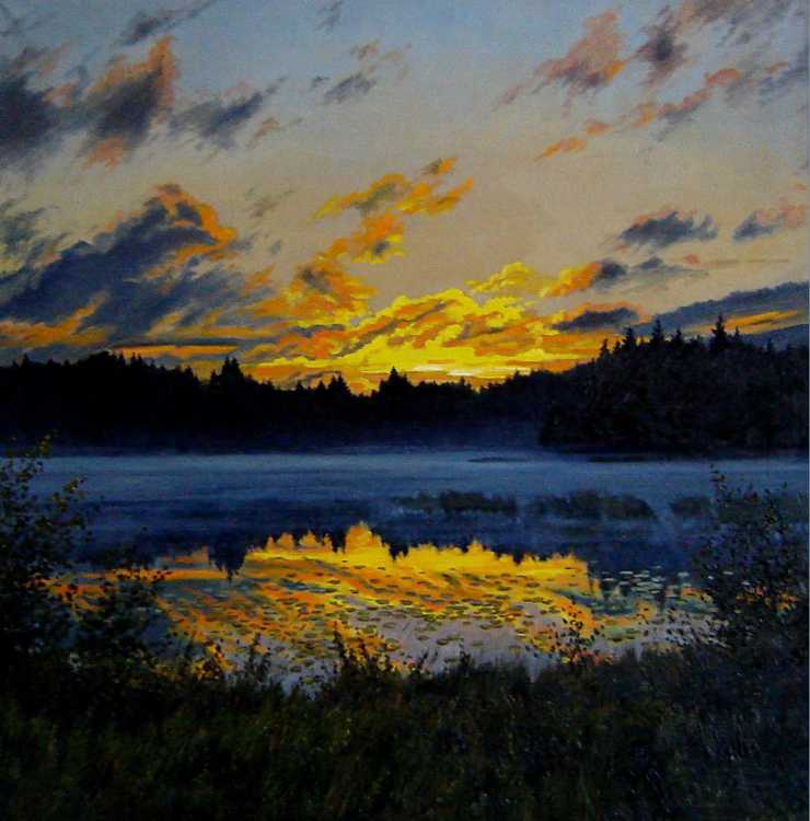 День догорает