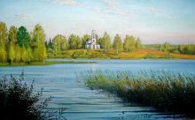 Летний вечер на озере