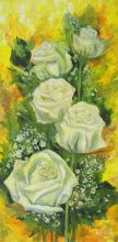 Розы на желтом. 