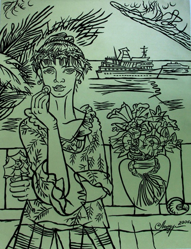 Воспоминание о Кипре.Любительница сладкого.