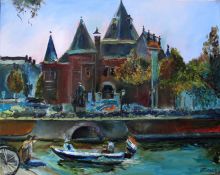 Амстердам. Башни у Торговой площади.