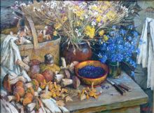 Натюрморт с черникой