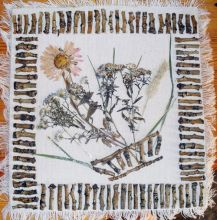 Коллаж из сухоцветов