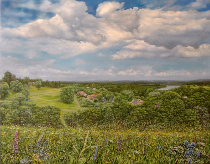 Вид на село Бёхово