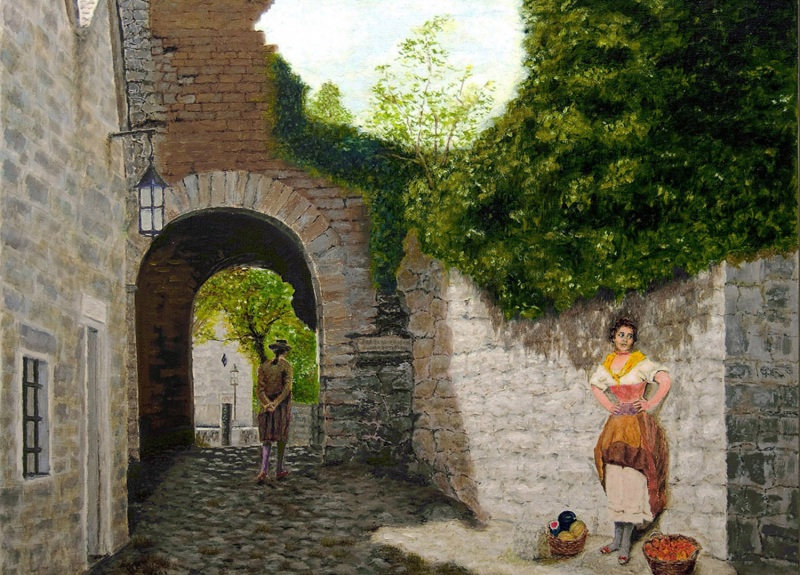 Итальянский дворик