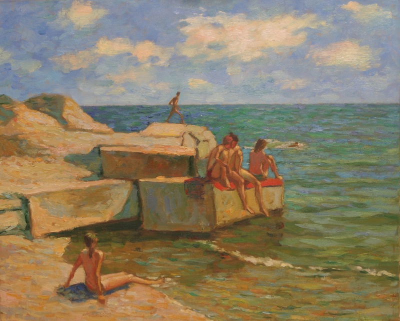 Дети на море