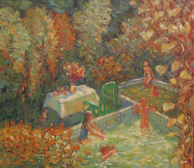 Дети в бассейне