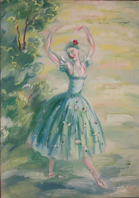 Голубая балерина