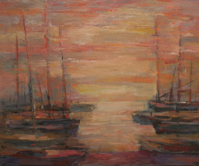 Лодки в сумерках