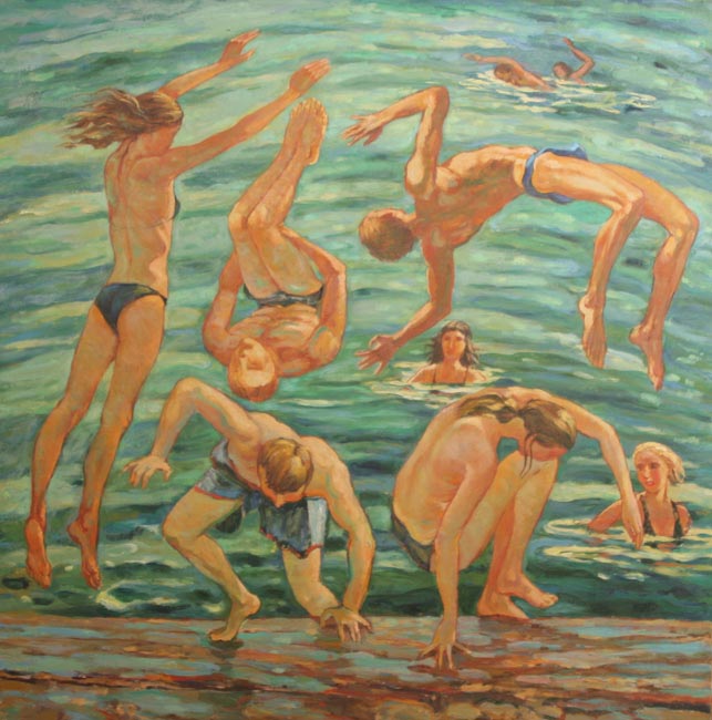 Прыгающие в воду