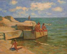 Дети на море