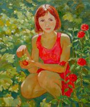 Девочка в винограднике