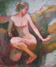 Девушка на камнях