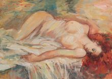 Спящая женщина