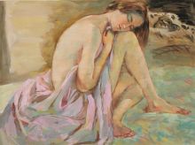 В розовой простыне