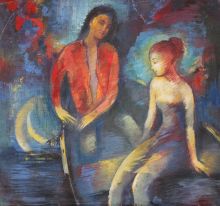 Влюбленные в лодке