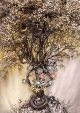  ДРЕВО. 2004, бумага, цв. карандаши, 42x60