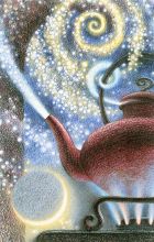 УТРЕННИЙ ЧАЙ. 2004, бумага, цв. ...