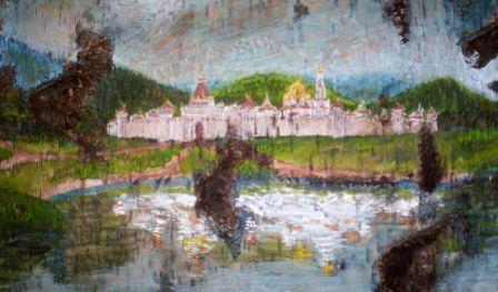 Монастырь у озера