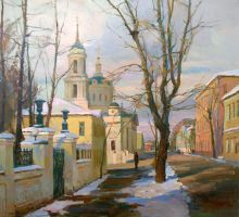 Весна в Москве. Собор Св. Мартина исповедника