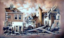 One street in the old town.