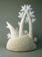 Зимняя сказка. декоративный кувшин.