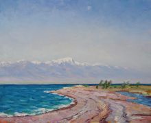 Вид на Заилийский Алатау с 9й насосной