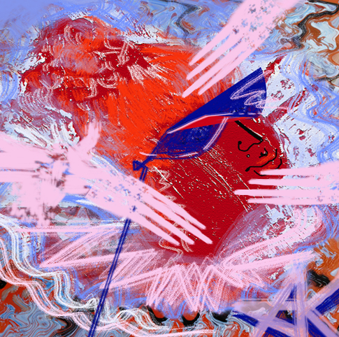 Maedchen mit Pelerine   