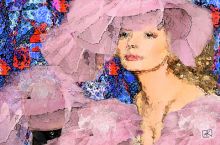 Trendsetterin. Rosa Chiffon