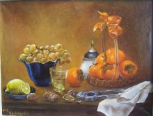 Хурма и виноград