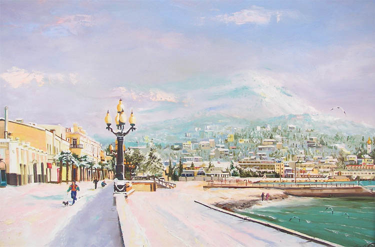 зимняя Ялта