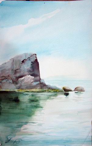 скала у моря