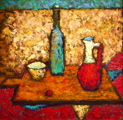 Натюрморт с бутылкой