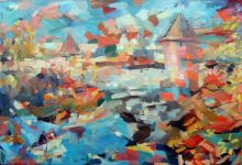 По реке. Осень.